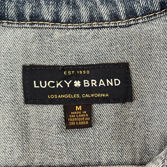 Lucky Brand "The Tomboy Trucker" Jean jacket szM RARE - Picture 7 of 12